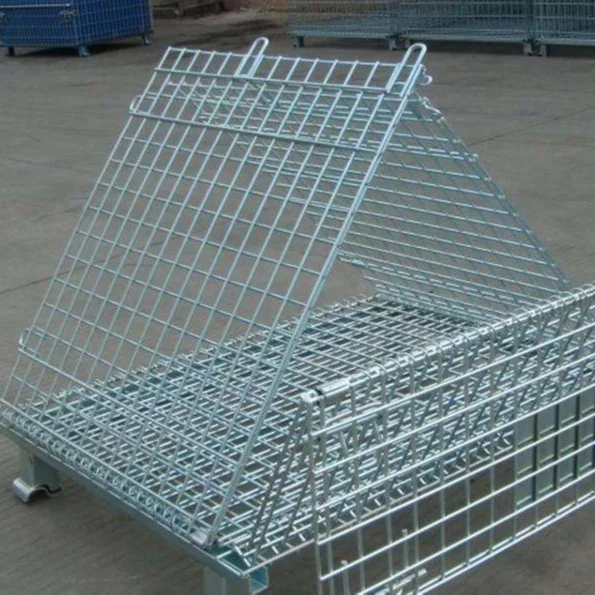  GLB H-1616 Collapsible Wire Container 40*32*35.5 Mesh 2