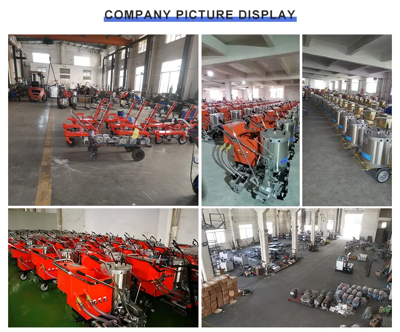 ISO9001 factory 15cm size of shoe road marking machine with moped chair driving type road marking machine