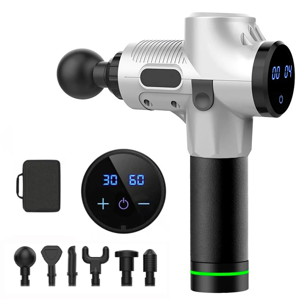 Percussion Facial Gun Pistolet De Massage Electric Full Body Massager Machine Vibration 16Mm Mini Massage Gun