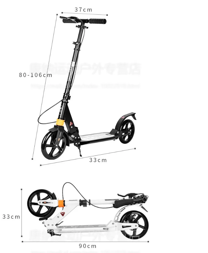 
PENGFAIES lithium battery 20km/h foldable 120w kid electric scooter 
