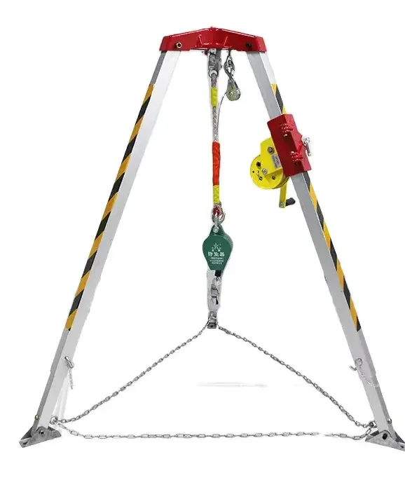 Fire Fighting The Manufacturer Supplies A Large Quantity Of Aluminum Alloy Safety Rescue Lifting Tripod