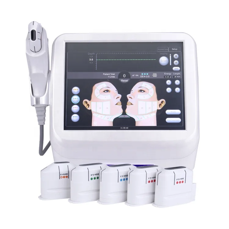 
HIFU Ultrasound Face Machine Anti-aging Anti-wrinkle Skin Tightening Machine HIFU Cartridges Salon beauty Equipments 