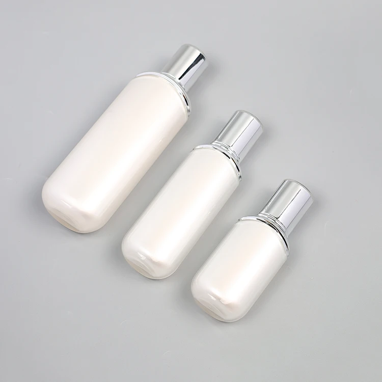 Custom Prints Wholesale High End Plastic Screen Printing Empty Airless Acrylic Bottle