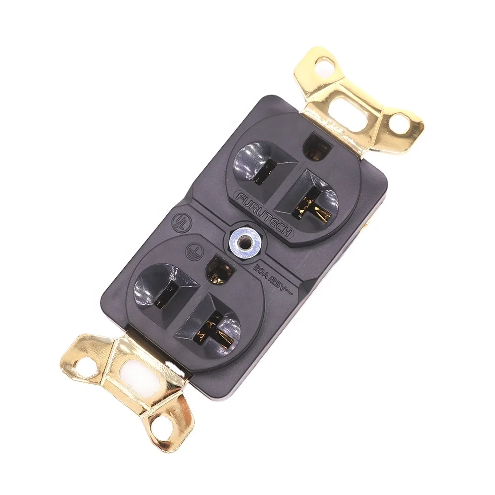 Электрическая розетка YIVO XSSH аудиоразъем Hi-Fi с родиевым или золотым покрытием 3 контакта американский стандарт чистая