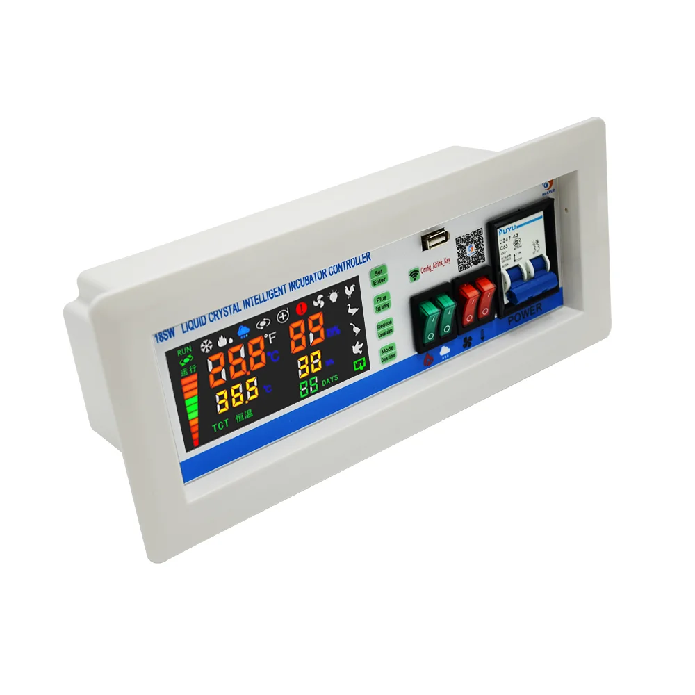 Digital mobilephone wifi control l temperature humidity control unit/temperature and humidity controller for incubator 18sw