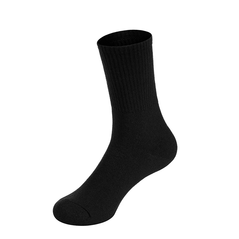 100 Cotton Bamboo Design Socks Athletic Crew Sports Socks Men Basketball Socks Grey Elite for Man OEM Custom Logo White Black