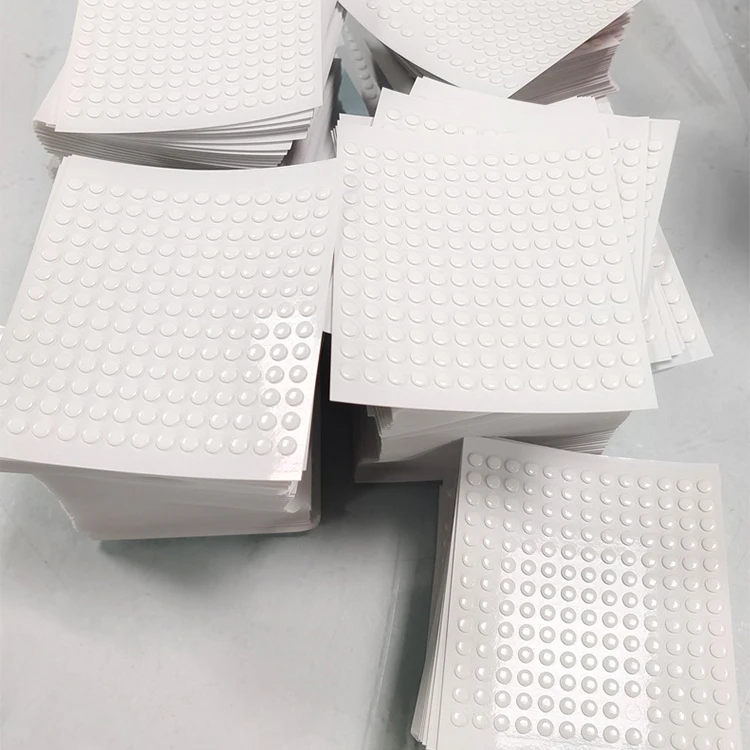 Customized Double Sided Acrylic Adhesive Tape Sticky Sheets Mounting Washable Clear Round Traceless Nano Tape Dots