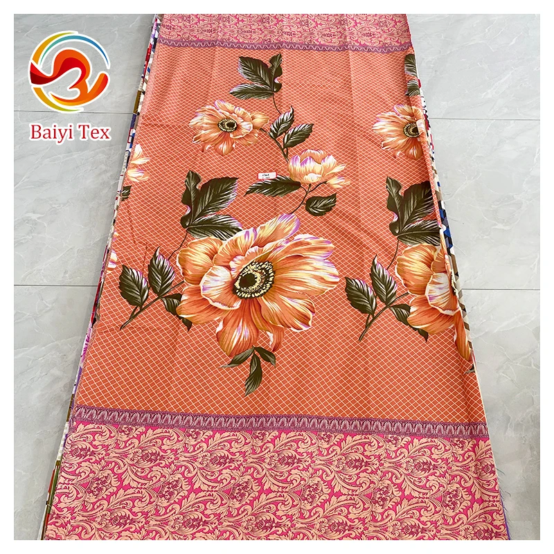 3D print microfiber fabric bed sheet material fabric no wrinkle home textile wholesale price 100% polyester fabric for bedding
