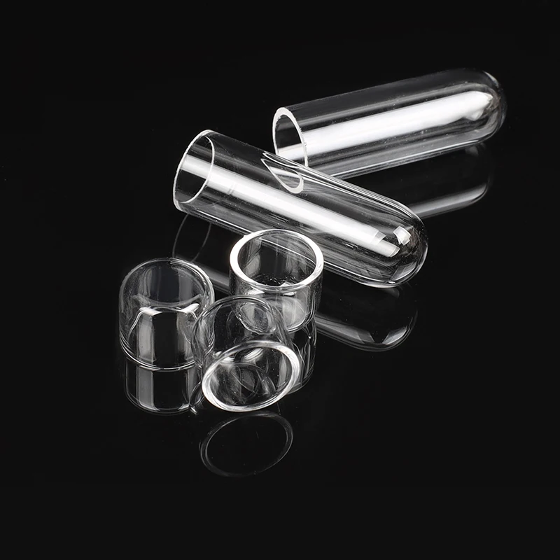 Factory special custom design high purity high temperature resistant optical quartz crystal glass test tube