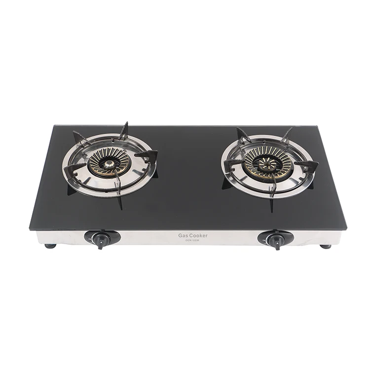 Новейший дизайн, большой диапазон, передовые технологии, кухонная Коммерческая Настольная плита с 2 горелками, большая газовая плита с блокировкой безопасности