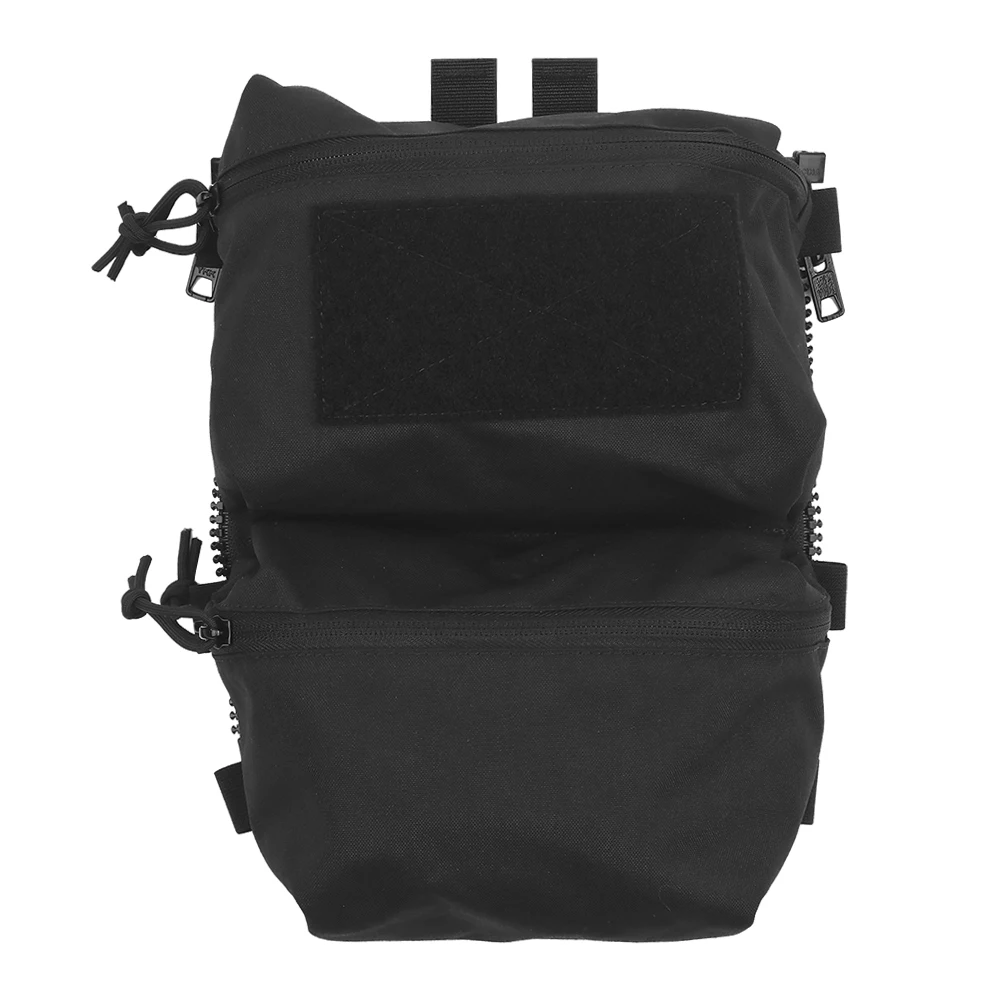 Matte Nylon Tactical MOLLE Back Panel Double Pouch Fit For Ferro Concepts FCPC V5 plate carrier