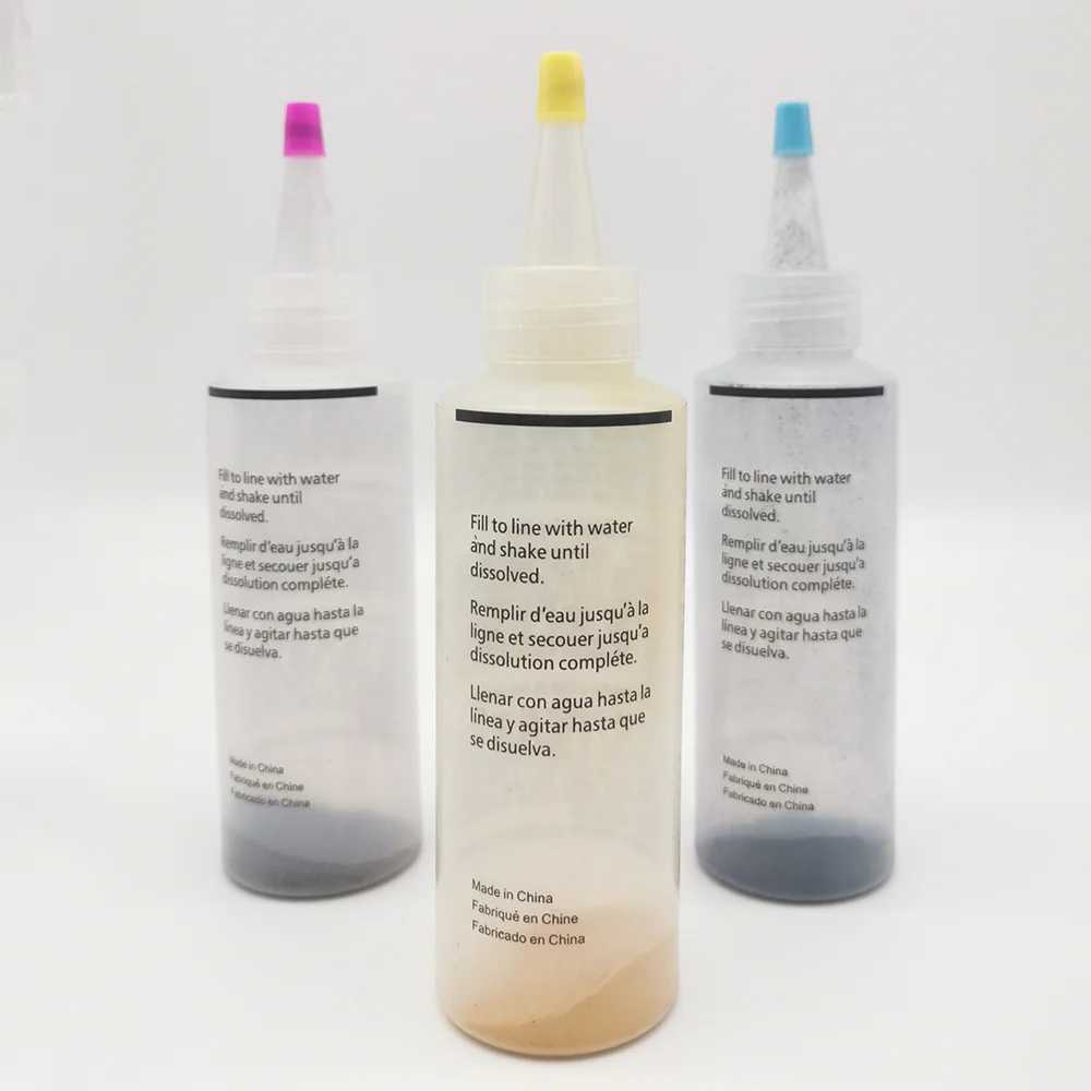 Custom 3-color Tie Dye Kit Non Toxic Direct Cold Water Dye DIY Clothing Stationery Set
