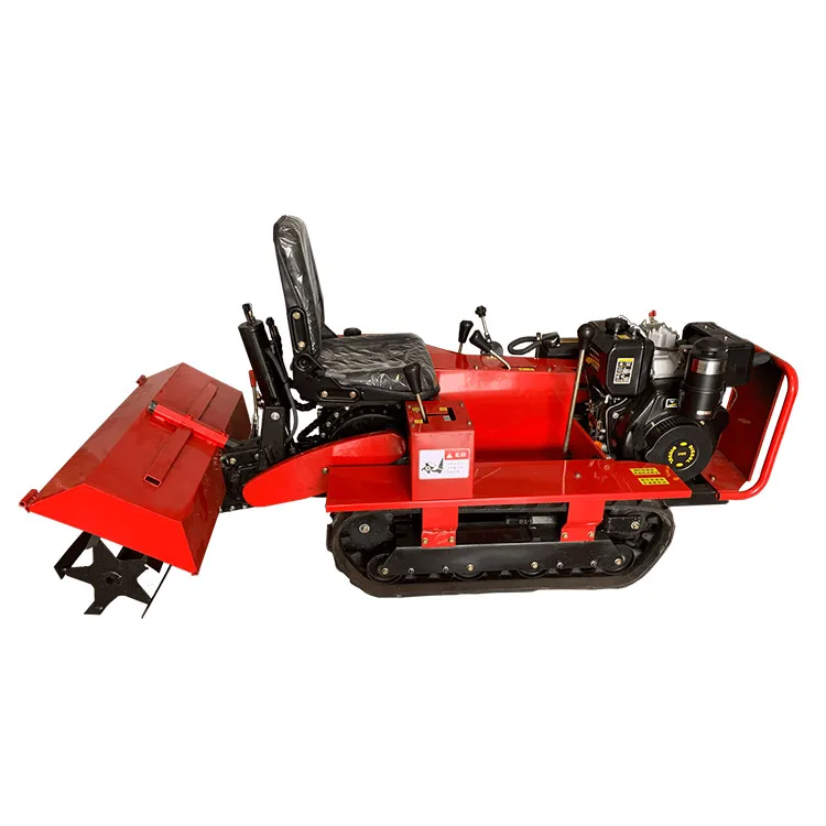 
agricultural cheap land manned cultivator steel plough plow 192 diesel crawler mini tiller 