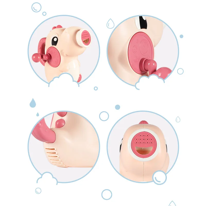 
Hand Winding Dinosaur Rainmaker Bath-Tube Shampoo Rinser Hand-held Shower Head Bath Pool Toy Interactive Toys for Kids 
