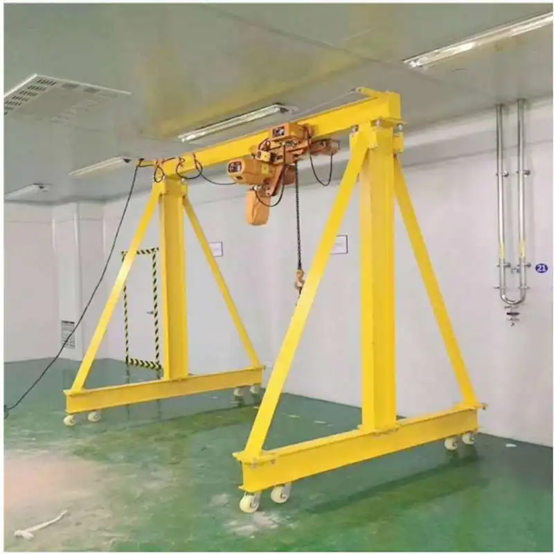 Porto Que Precio Tiene Mh Type Single Girder Gantry Cranwheelv1ton Design Provided Mobile Crane 2ton 3ton 5ton 3 Ton 2 Ton 7 Ton