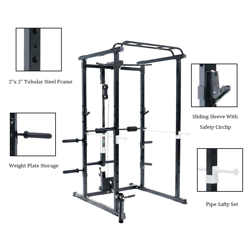 
FlagWorld Pull-ups Stretching Training Gym Fitness Accessories equipment Adjustable Barbell Squat Rack power rack 