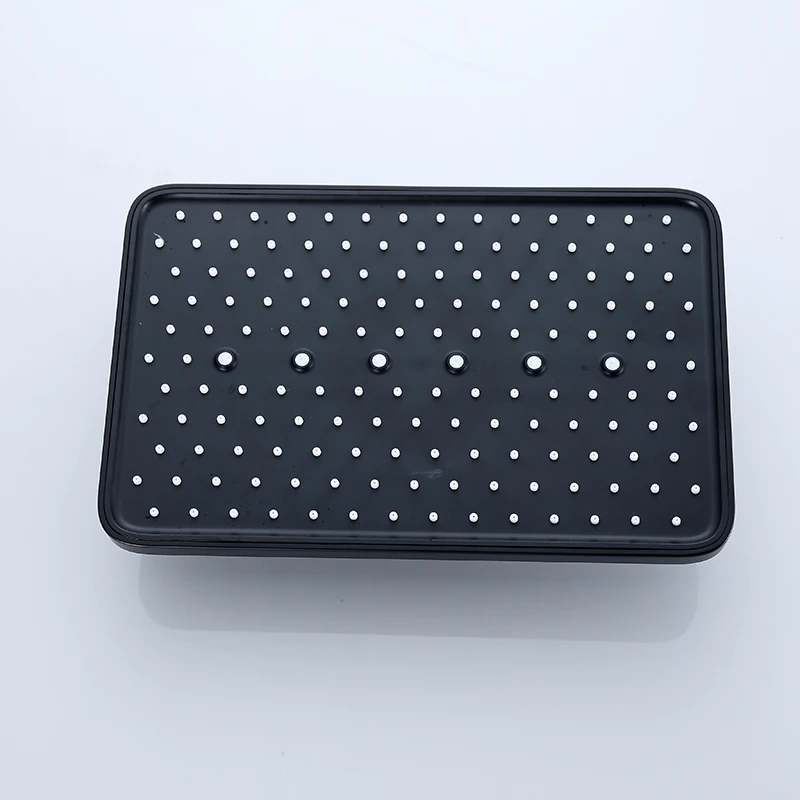 Modern Intelligent Water Saving Shower Faucet Black Bathroom Wall Mounted Thermostatic Rain Shower Set