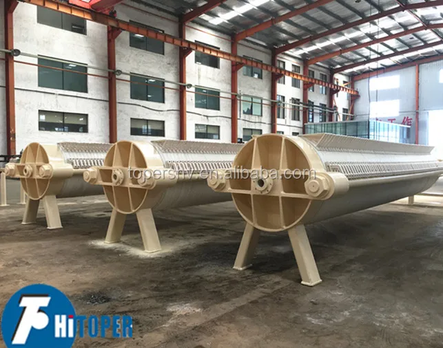 Clay sludge filters, round plate filter press for clay/ceramic sludge dewatering