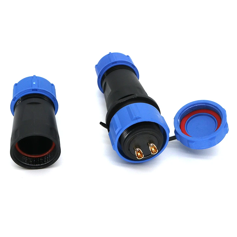 CHENF IP68 Aviation Threaded Coupling Connectors SP13 SP17 SP21 2-9 Pole Cable Mount Electrical Power Waterproof Connector
