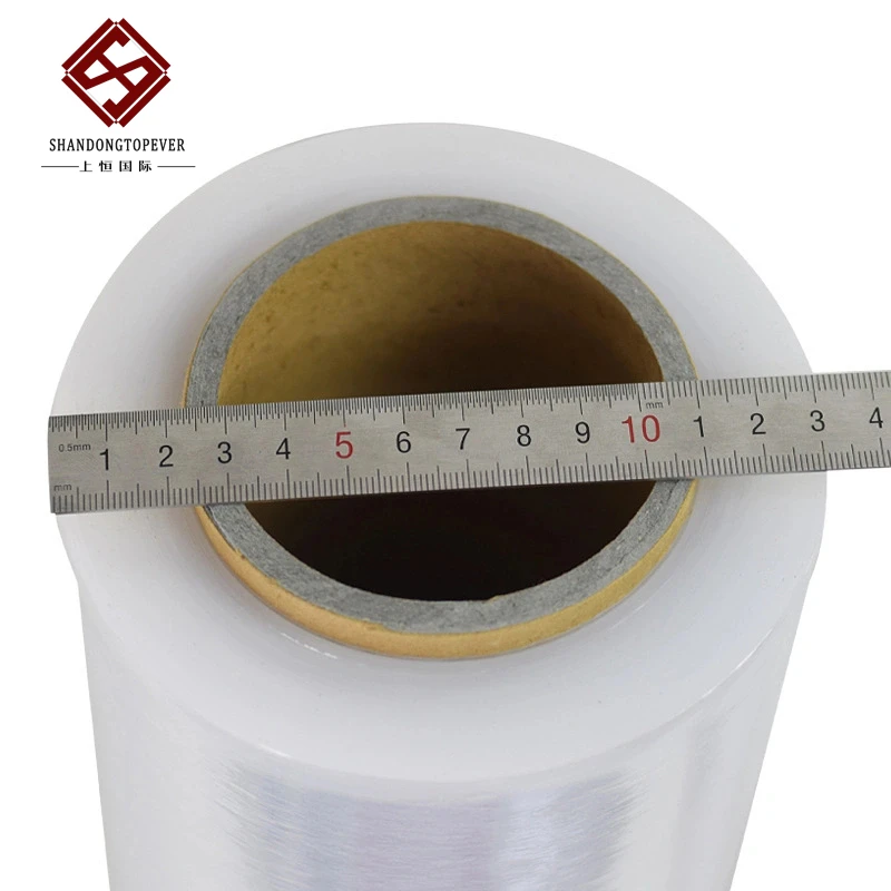 40kg 50kg Manual Plastic Wrapping PE LLDPE Stretch Film Jumbo Roll