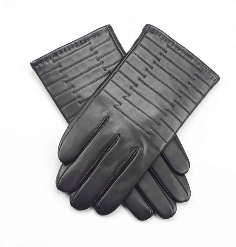 Professional factory directly supply genuine leather gloves winter fashion