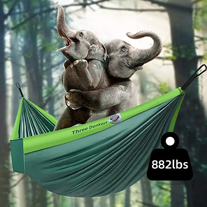 Parachute Outdoor Ultralight flat Nylon double Camping haven hamacas Hammock swing tent luxury Bed with tree straps Hammocks