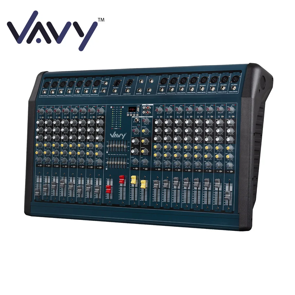 Профессиональный 16 каналов цифровой микшер усилитель