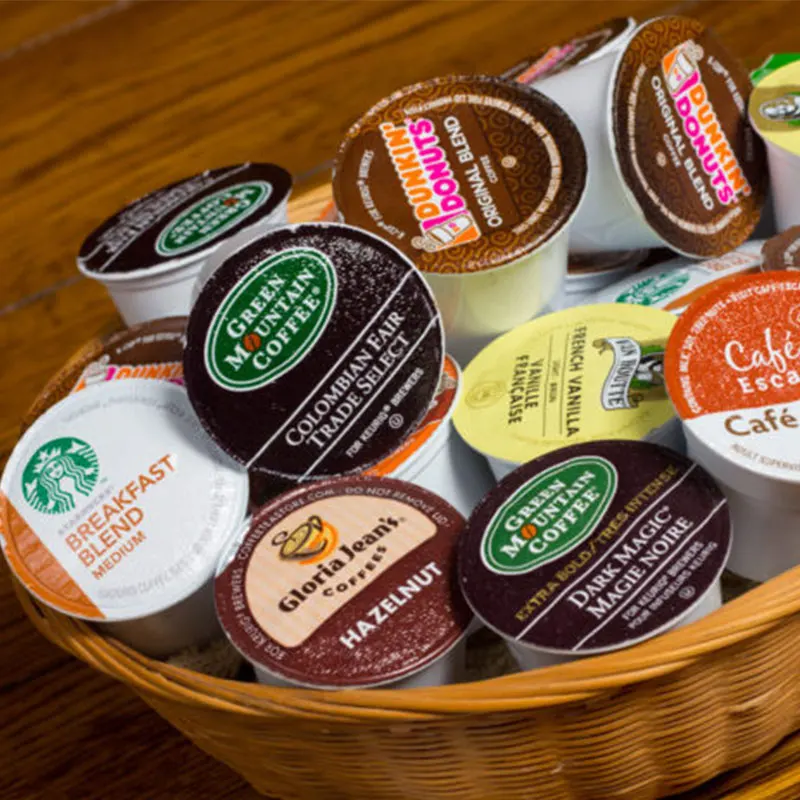 coffee capsule filling and sealing machine for powder rotary k cup coffee pod filling and sealing machine