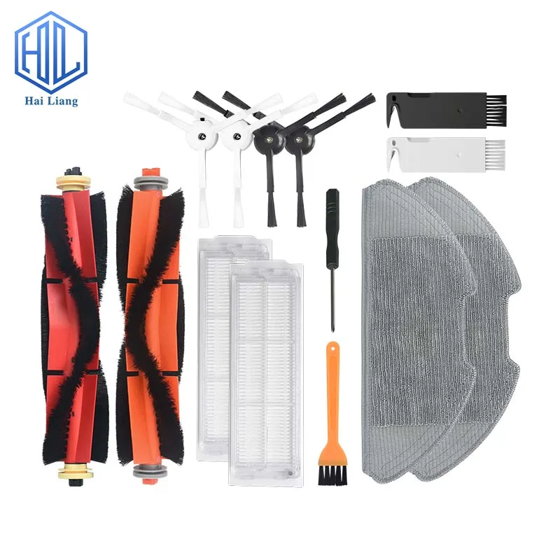 Main Side Brush Mop Cloth Hepa Filter for XiaoMi 2 Lite 2 Pro MJSTL MJST1S MJST1SHW Robot Vacuum Cleaner Part