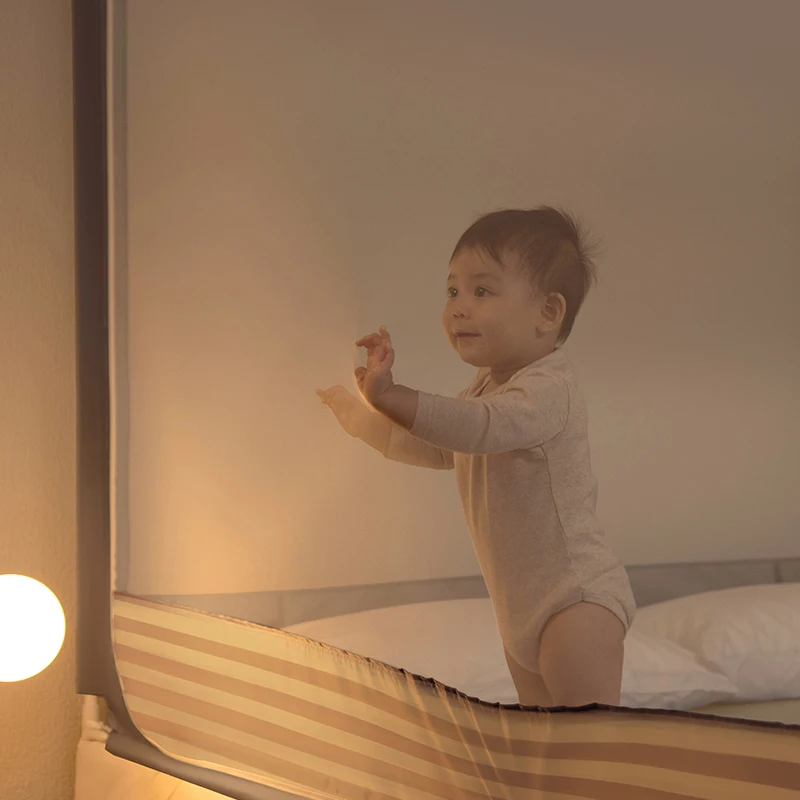 Stable Enhanced Quadrate Bed Tent Reinforced Steel Support Prevent Falling Anti-Falling Mosquito Net