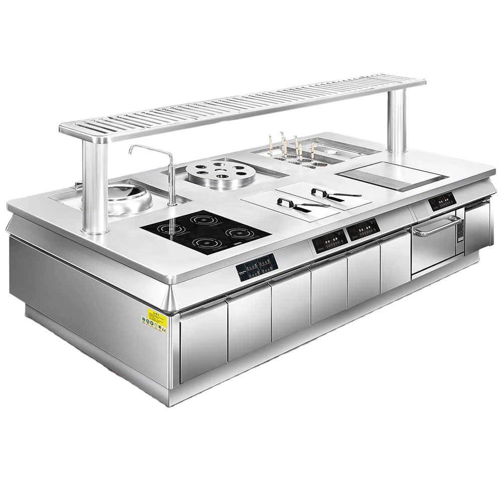 Factory direct supplier of all set of Chinese kitchen equipment for hotels and Chinese restaurant