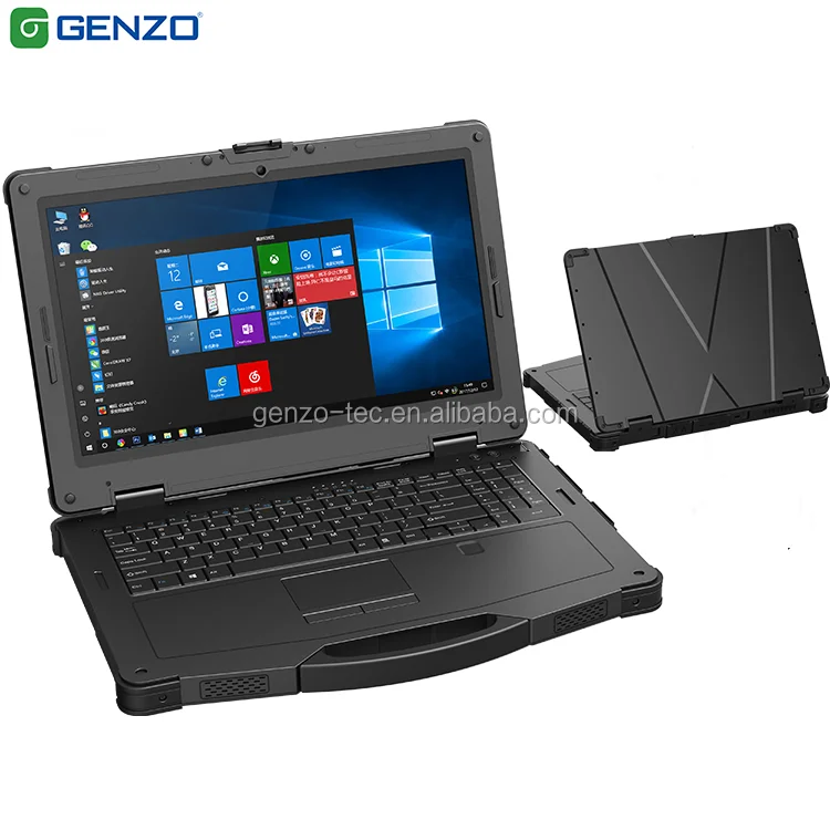 15.6 inch 700NITS 8 GB/16GB RAM Fully Rugged Laptop Notebooks Computer with Fingerprint and Industrial laptops RS232 DB95 USB3.0