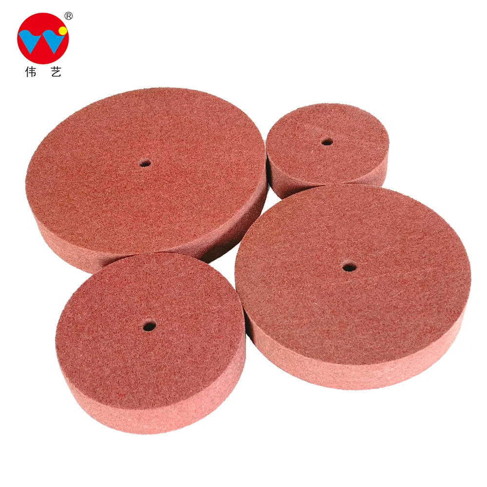 China Best quality Weiyi brand metal Buffing abrasives Non Woven Polishing wheel