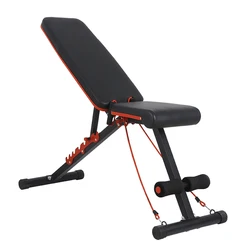 Gym Bench Press with Incline and Decline Flat Exercise Adjustable Foldable dumbbell Weight Bench
