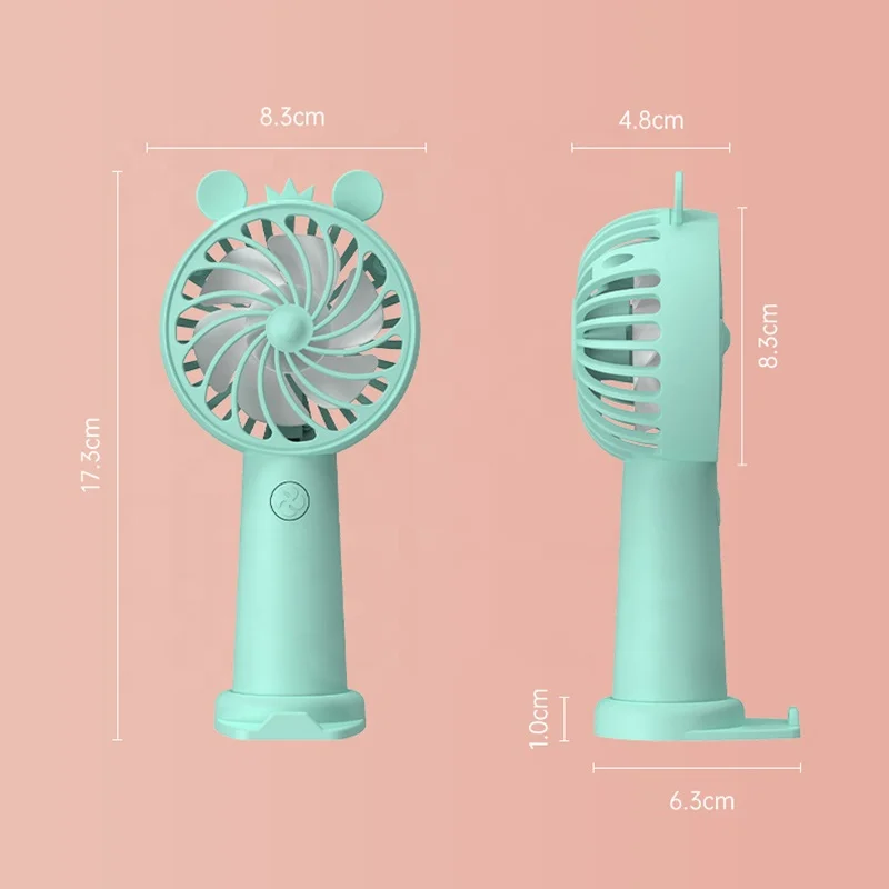 Wholesale Bulk Electric Battery Powered Mini Small Handheld Fans Usb Rechargeable Portable Hand Held Mini Fan