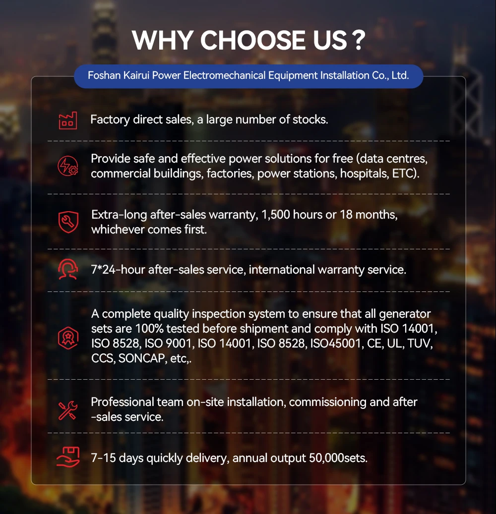 Kairui open type 1062kva 850kw  diesel generator engine 3 phase diesel power generator manufactures