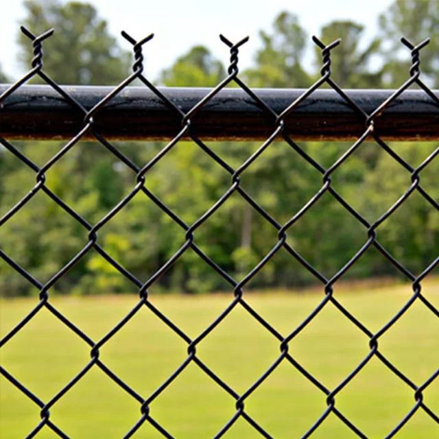 Factory price wholesale pvc plastic galvanized cotaed chain link fence