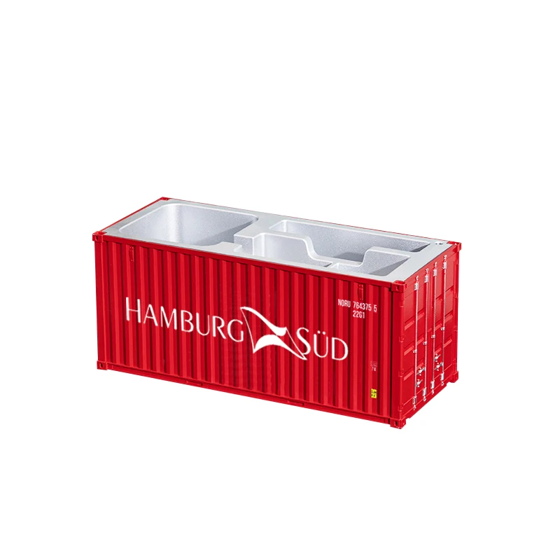 Storage Box Logistics Cargo Company Business Gifts Scale Door Openable Desk Organizer Pen Shipping Container Model