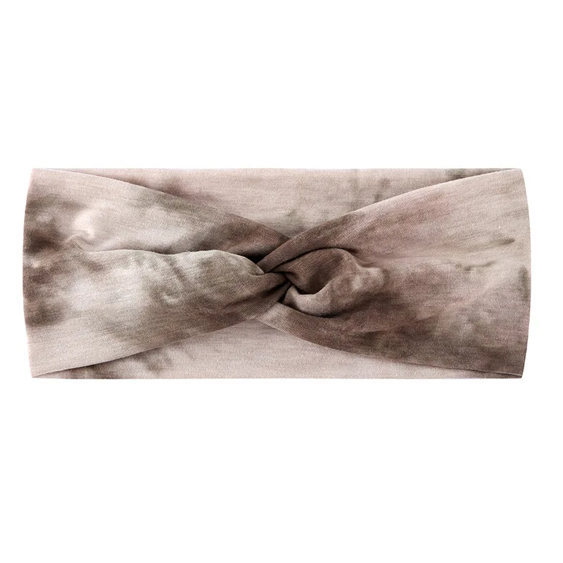 Women Headband Cross Top Knot Elastic Hair Bands Rib Cotton Girls Sports Yoga Hairband Hair Accessories Twisted Turban Headwrap