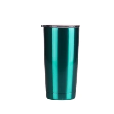Hot Sale 20oz Stainless Steel Tumbler With Lids, Double Wall Travel Tumbler, Vacuum Insulated Tumbler, Color Coated Insulated