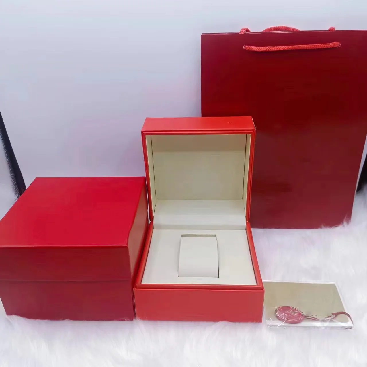 PU jewelry box New watch packaging watch storage box can be printed LOGO