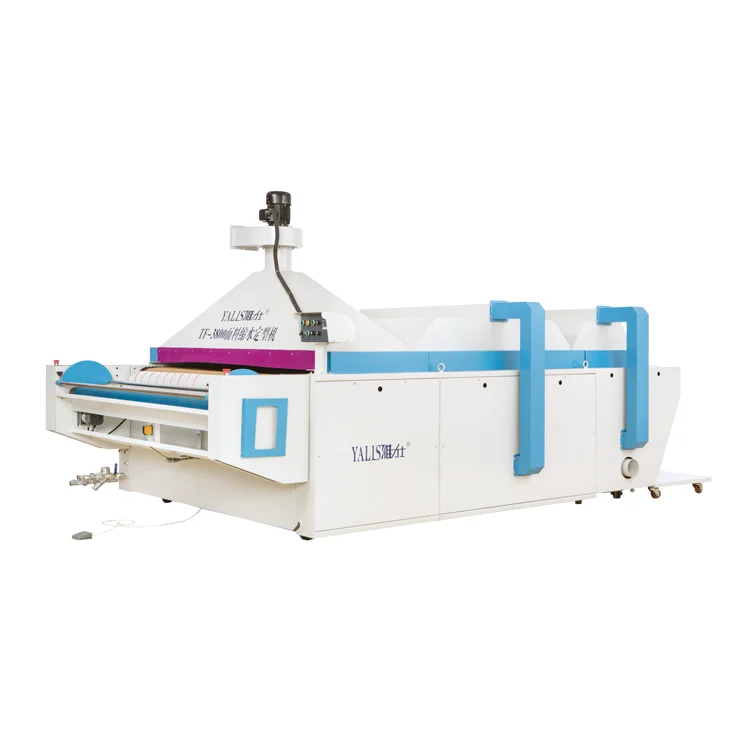 Professional textile cloth fabric Steam Preshrinking And Heating Setting  machine For Garment Factor