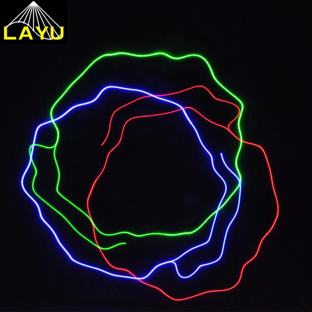 dj laser show system LAYU D750RGB 3 head christmas disco KTV party RGB laser light