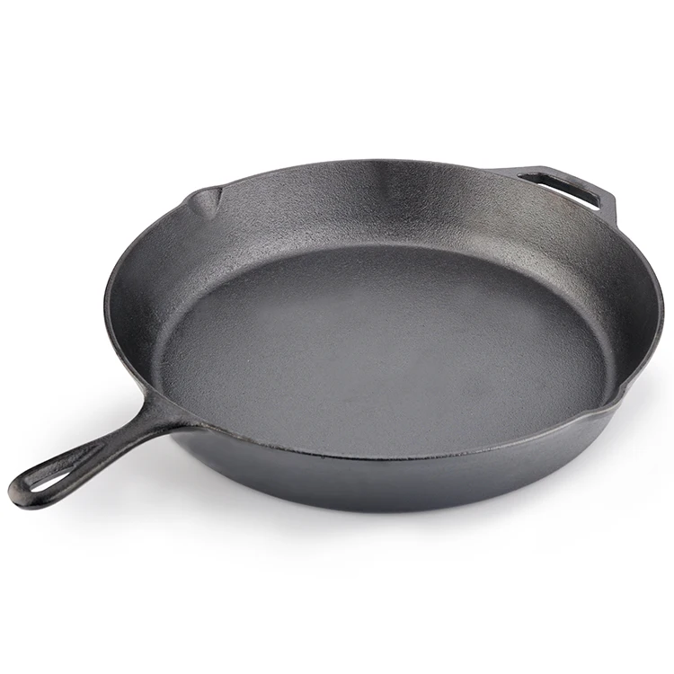 Cast Iron Fry Pan with Long Handle Cast Iron Skillet