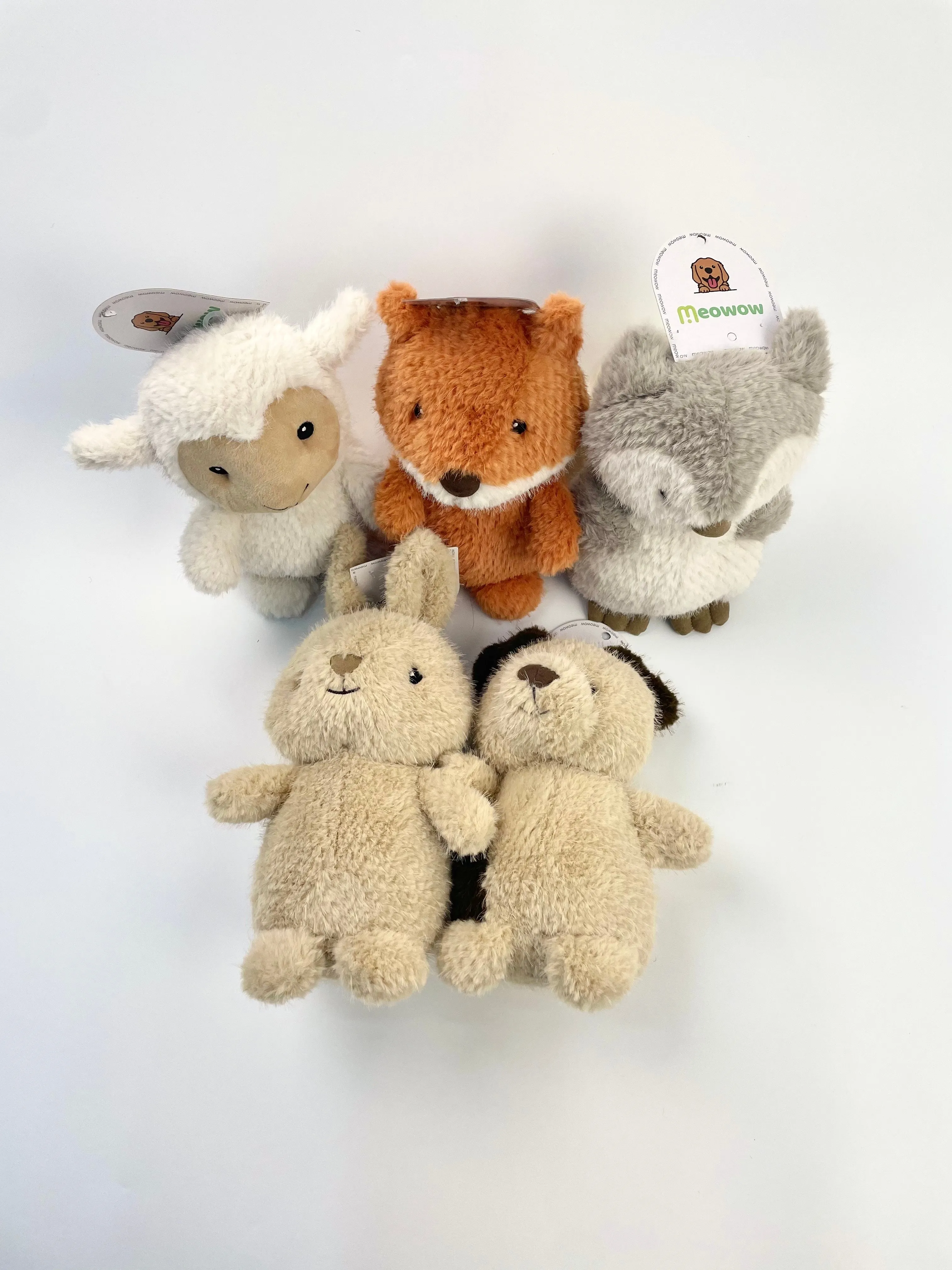 Cute Fox Shape Plush Toy With Sound Pet Toy Suitable For Dogs To Play And Relieve Boredom