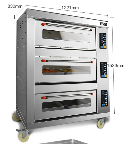 Professional electrical baking oven infrared electrical baking commercial Pizza Oven croissant