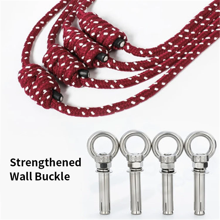 Wholesale Iyengar Yoga Wall Rope  Mount Kit Antigravity Inversion Accessorial Tool Wall Ropes Yoga