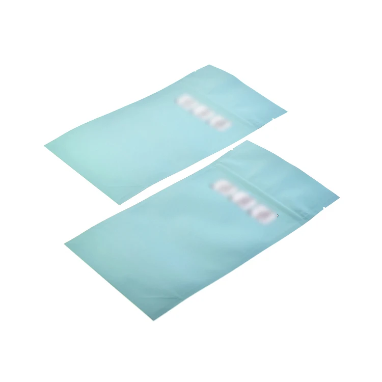 Best Supplier Best Price Custom Logo Transparent Square Plastic Bags with Child Resistant Zipper Aluminum Plastic Bags