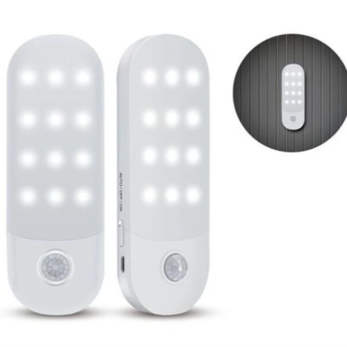 No Sound 4*Aaa Batteries Auto-Sensing Not Need Screws Pasted Anywhere Abs Cool White Led Pir Sensor Cabinet Door Cupboard Light