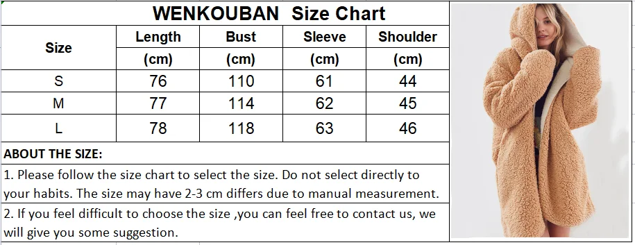 Winter Coat Women Long Hooded Parka Female Plus Size Jacket Cashmere Ladies Solid Loose Fur Coat Warm Casaco Teddy Femenino